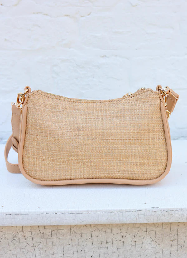 Caroline Hill - Joan Crossbody "Natural Tan"