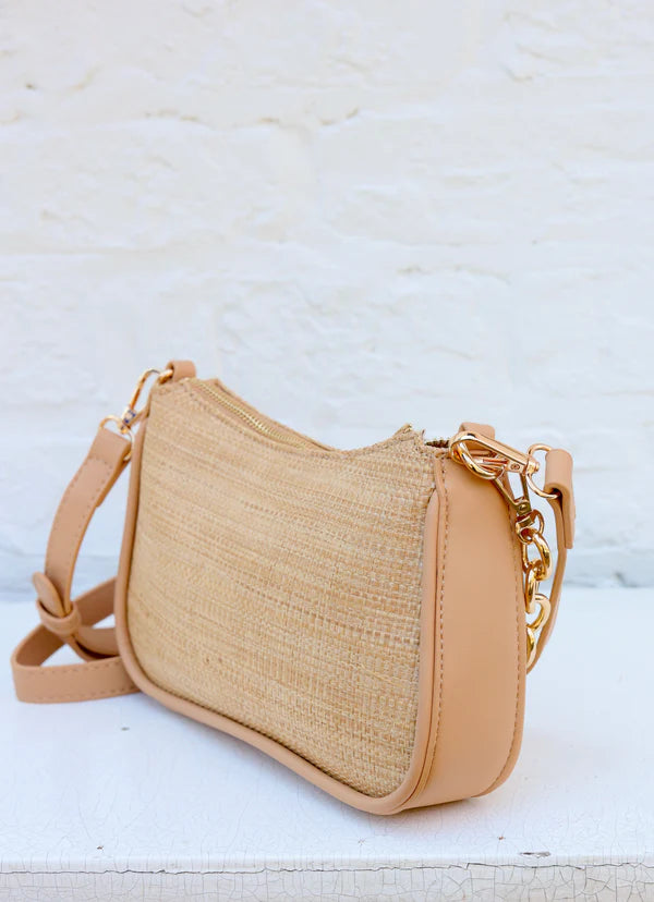 Caroline Hill - Joan Crossbody "Natural Tan"