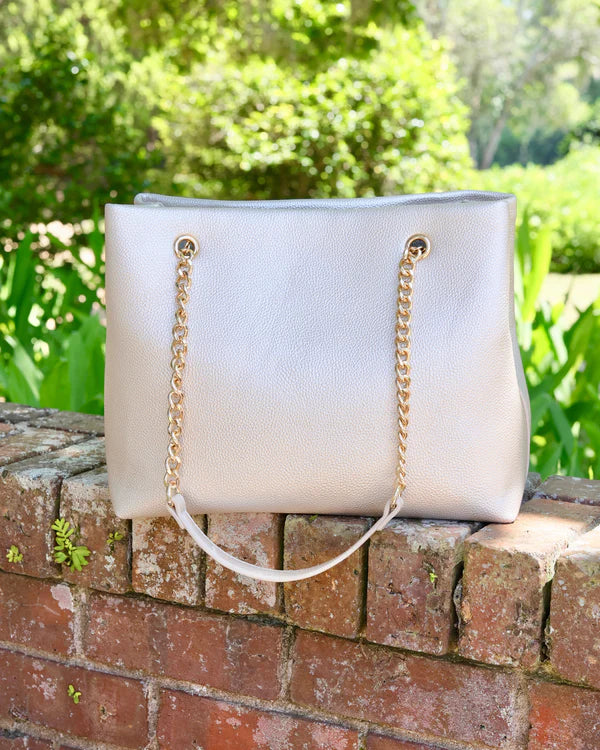 Caroline Hill - Blair Tote "Pearl"