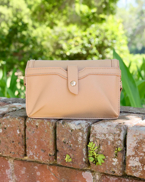 Caroline Hill - Maverick Crossbody "Tan PB"