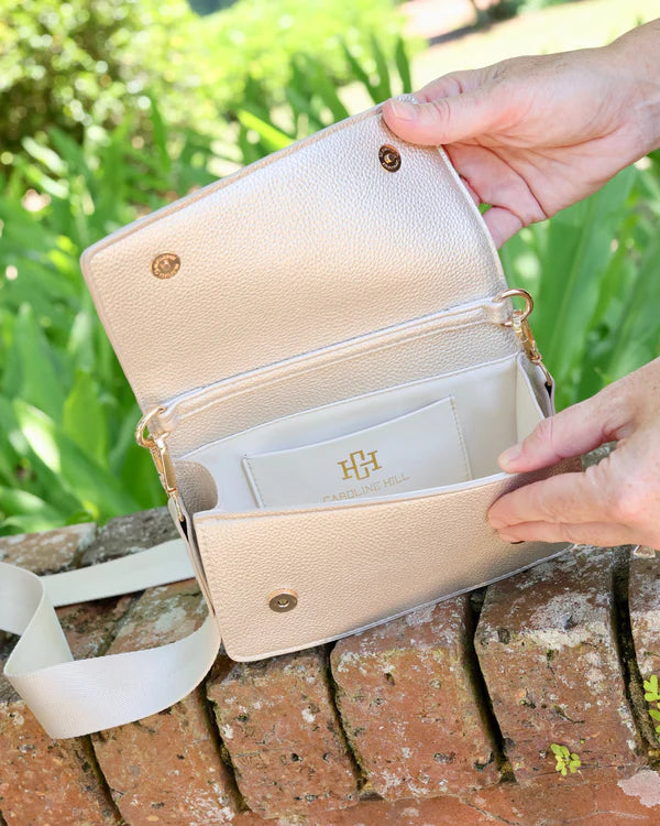 Caroline Hill - Maverick Crossbody "Pearl PB"