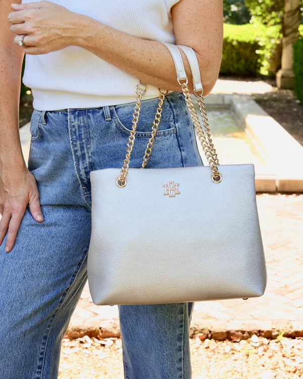 Caroline Hill - Blair Tote "Pearl"