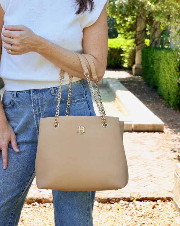 Caroline Hill - Blair Tote "Tan"