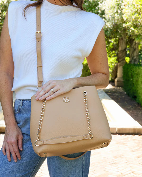 Caroline Hill - Blair Tote "Tan"