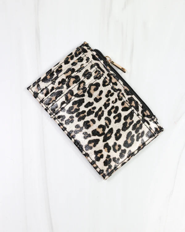 Caroline Hill - Molly Zip Card Holder "Spotted"