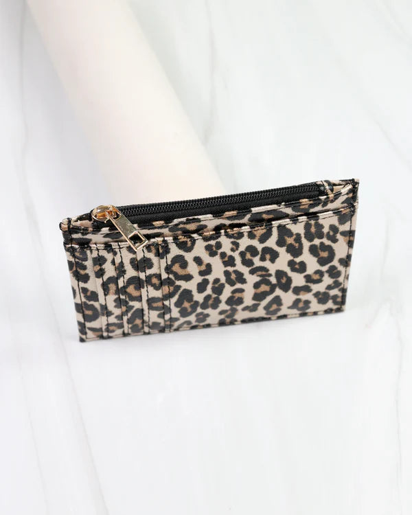 Caroline Hill - Molly Zip Card Holder "Spotted"