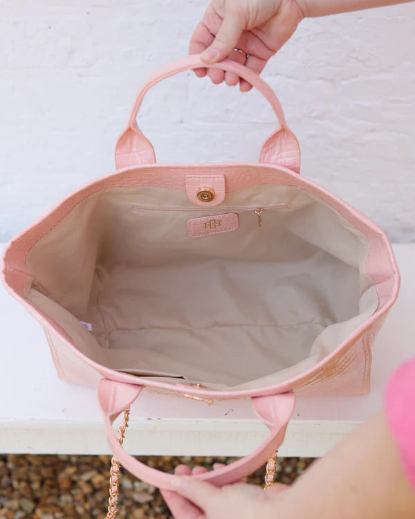 Caroline Hill - Missy Tote - Blush Patent EC