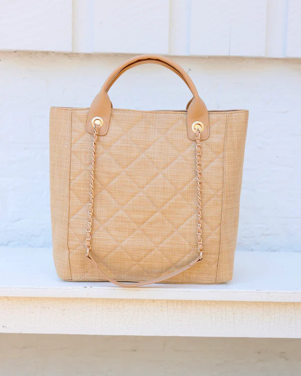 Caroline Hill - Kinzley Tote - Natural LD