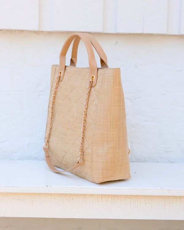 Caroline Hill - Kinzley Tote - Natural LD