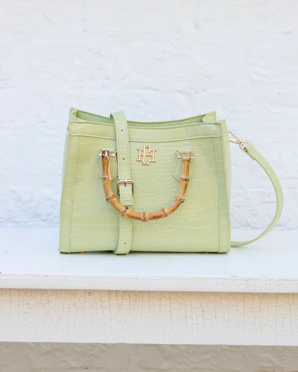 Caroline Hill - Kennedy Tote - Lime EC