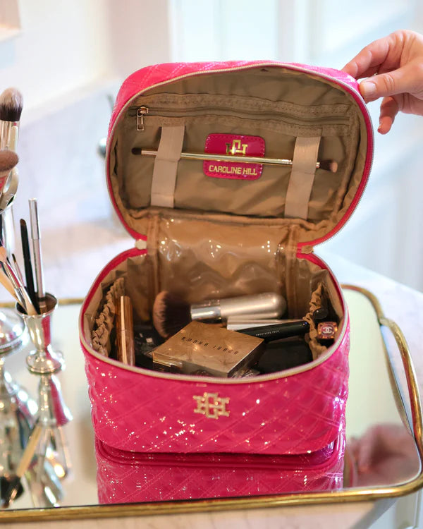 Caroline Hill - Hampton Train Case "Lime EC"