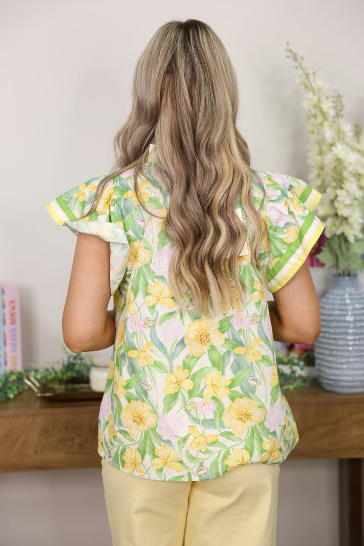 Garden Party Classic Top "Yellow"