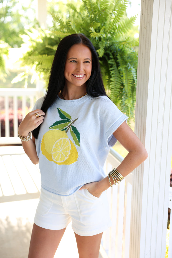 Lemon Drop Top "LT Blue"