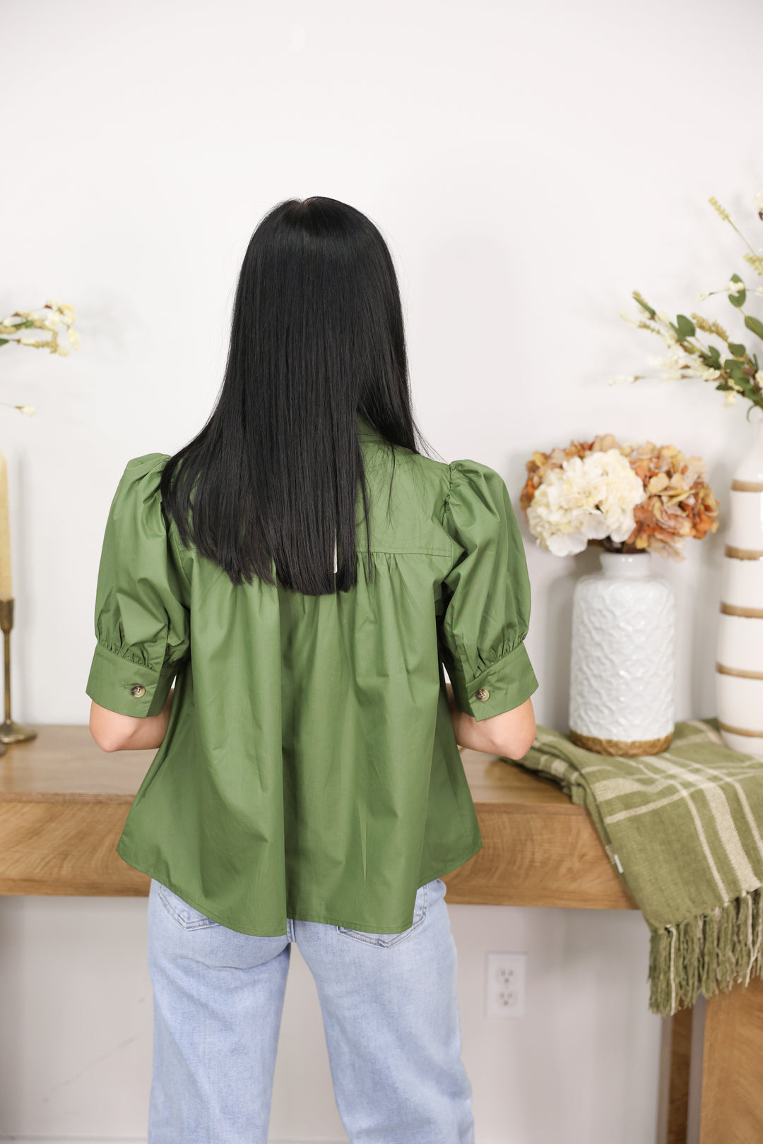Fall Staple Top "Olive"
