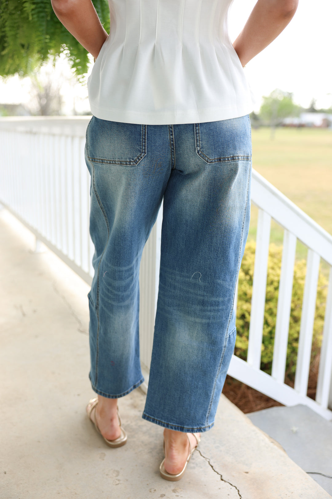 Loose Fit Denim Pants