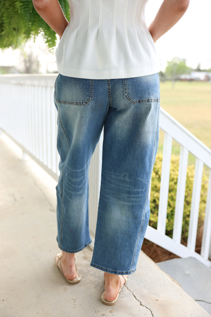 Loose Fit Denim Pants