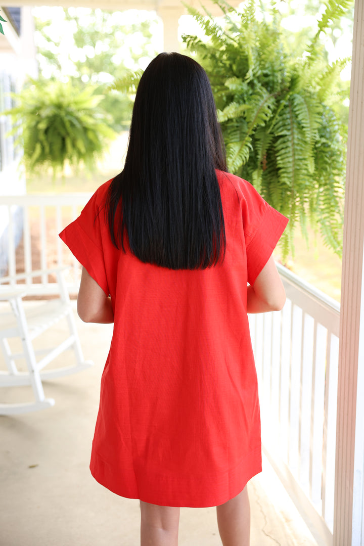 Easy Living Mini Dress "Red"