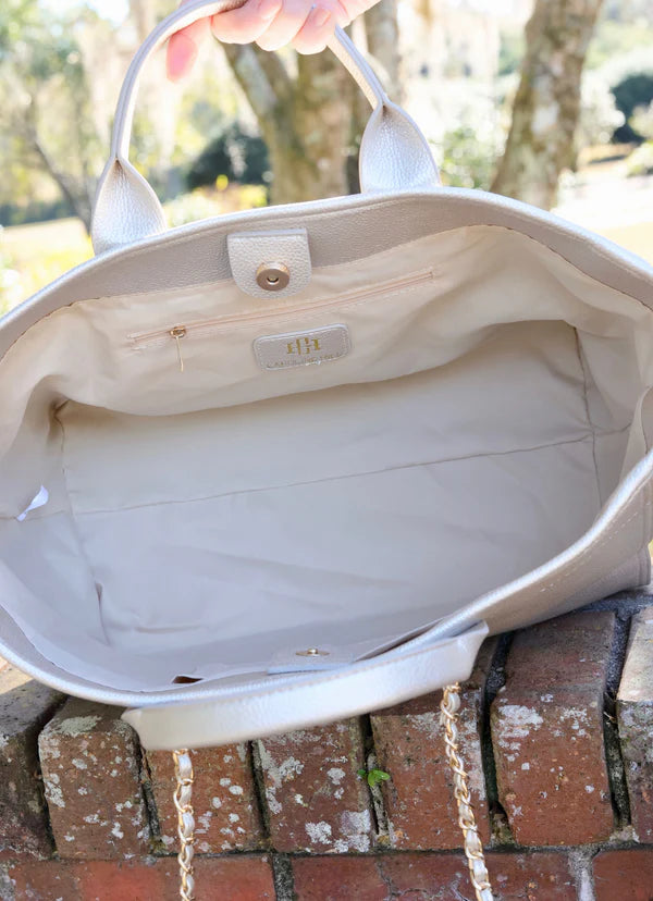 Caroline Hill Melissa Tote Bag "Pearl"