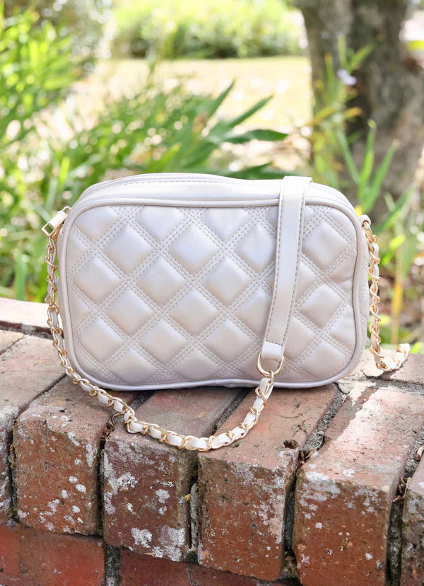 Caroline Hill - Bryce Crossbody "Pearl Quilted DQ"