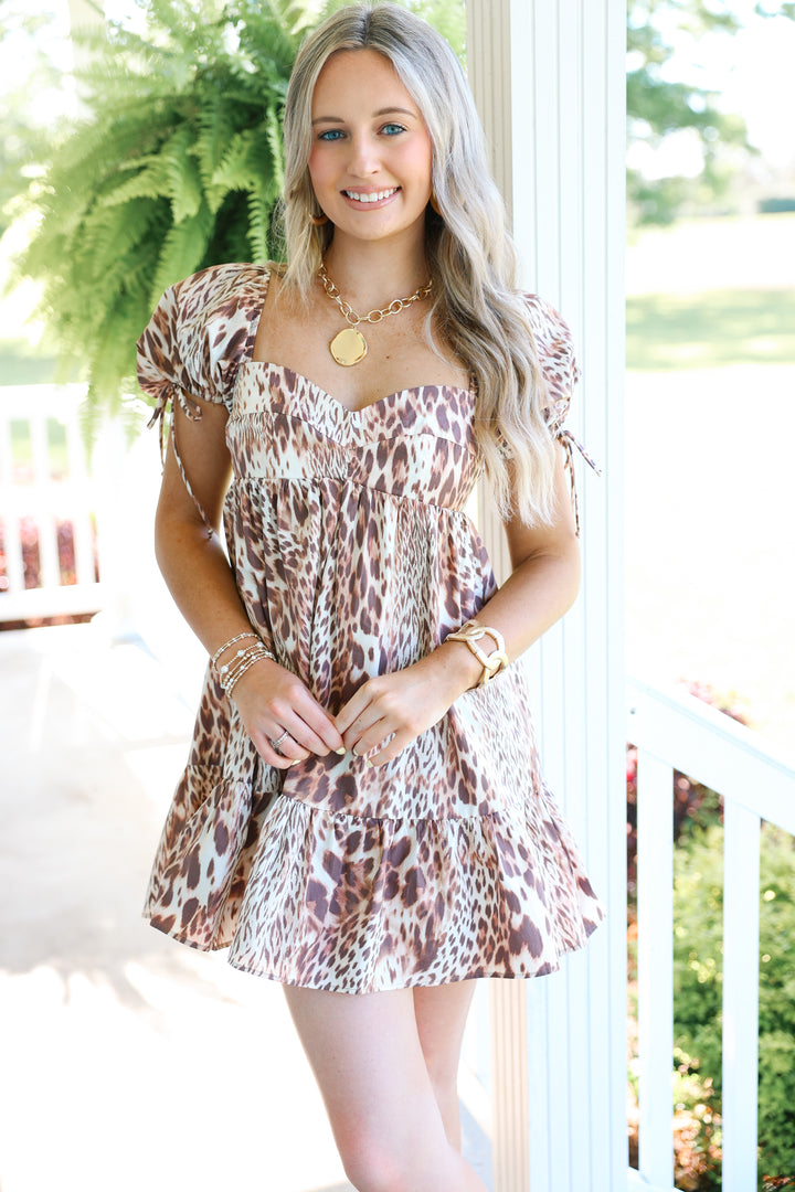 Lucy Bell Leopard Dress