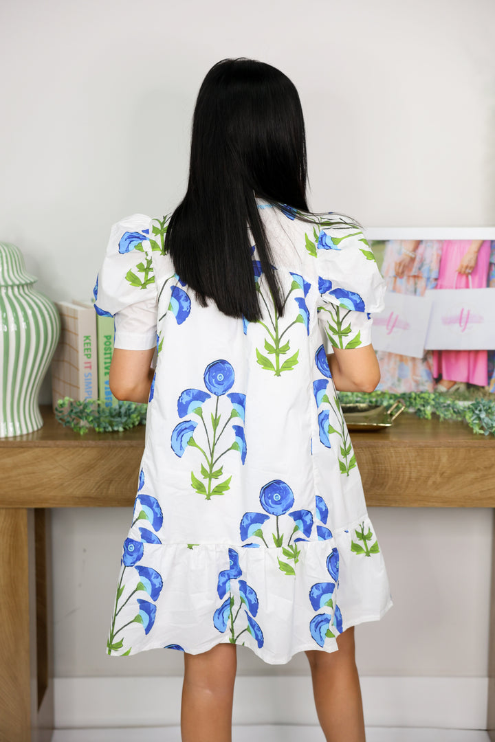 Spring Breeze Dress "Off White"