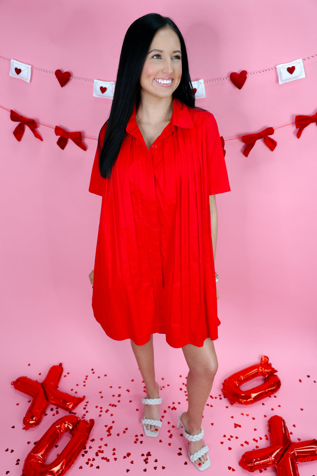 Rushing Red Mini Dress