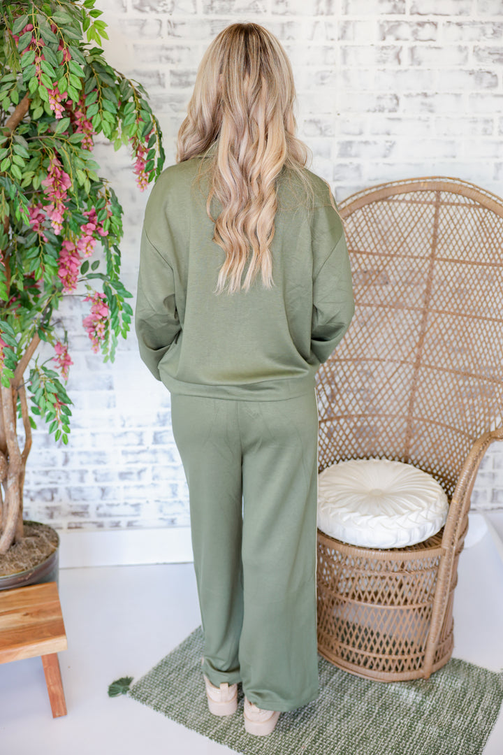 Colorblock Trim Detail Set "Olive"