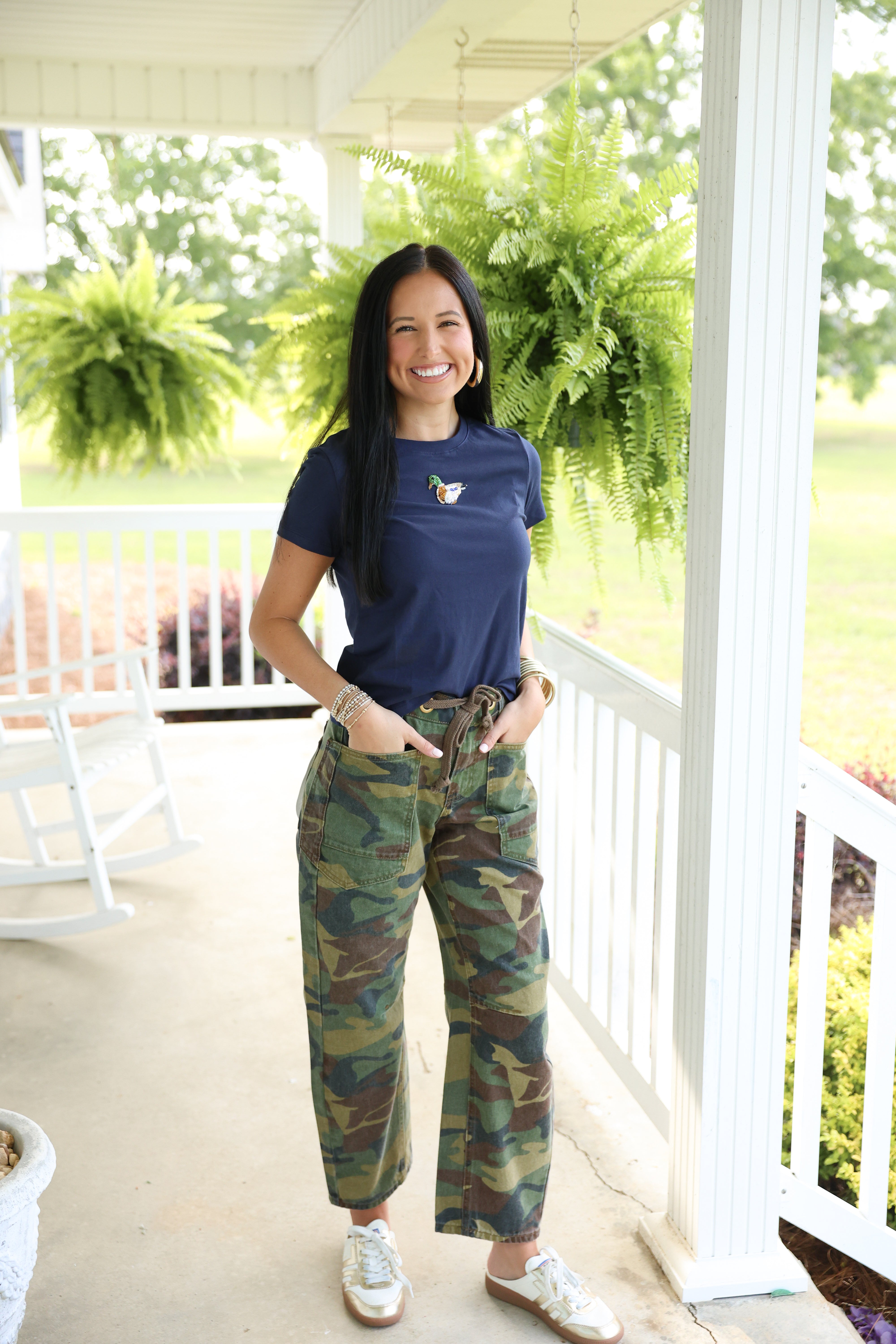 Risen - Slouchy Crop Barrel Pants 