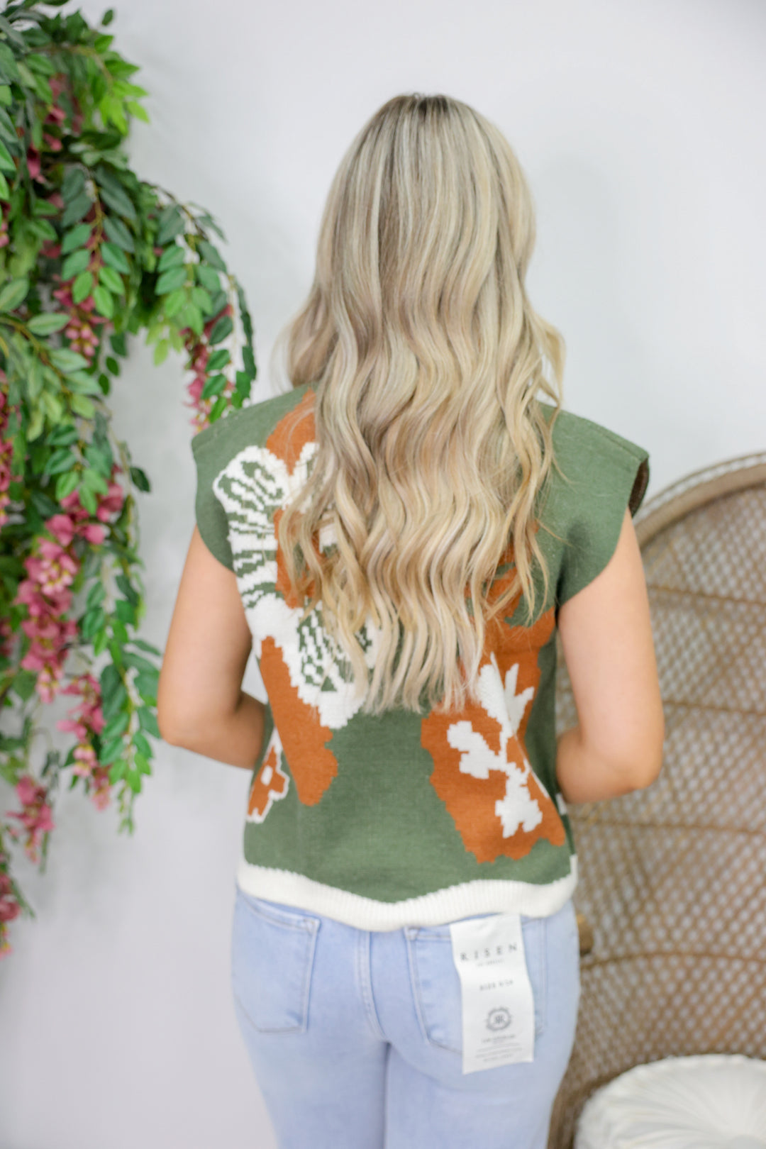 Sweet As You Sweater Top "Olive"