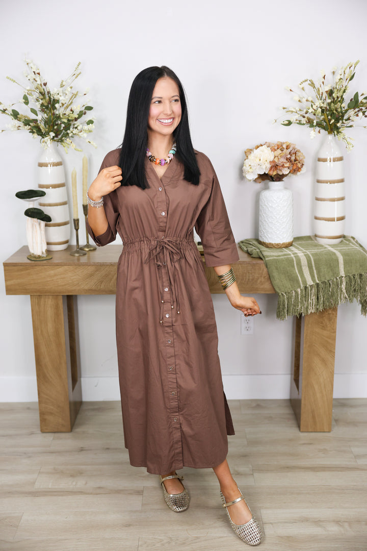 The Classic Dress "Brown"