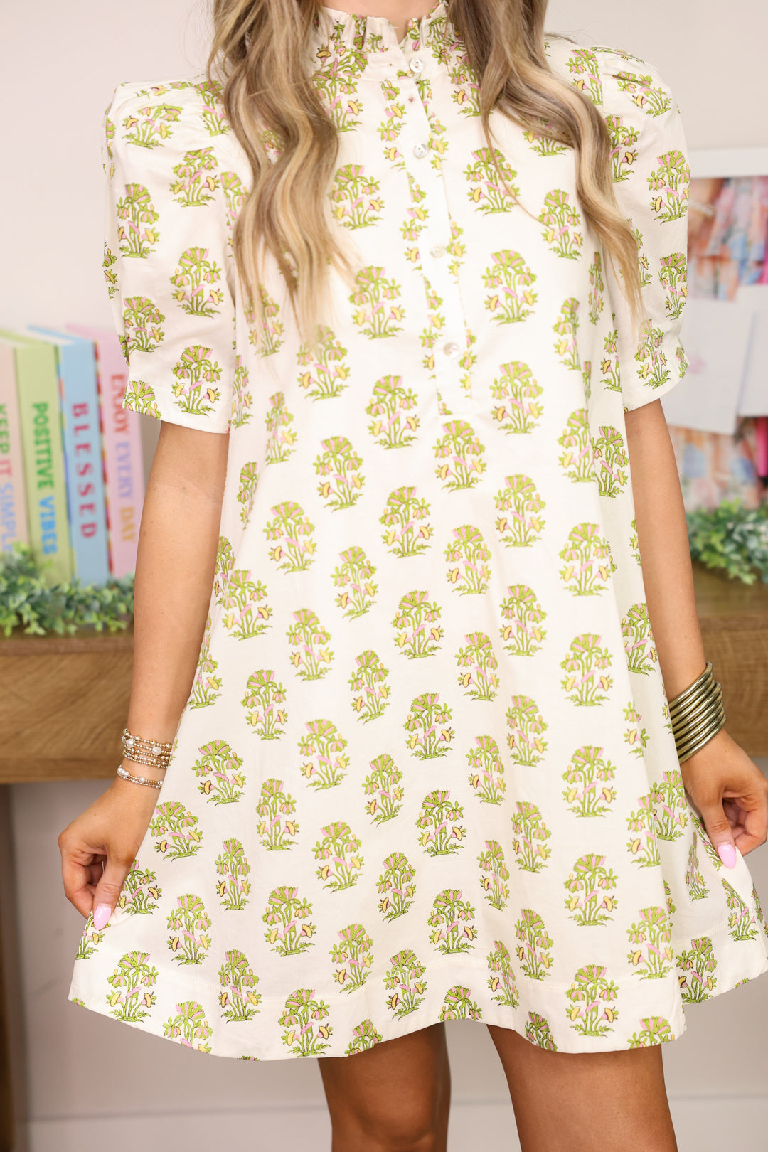 Alora Printed Mini Dress