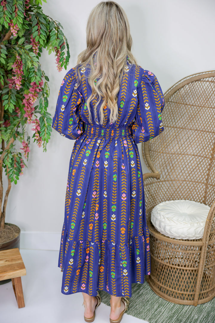 Color Spectrum Dress "Midnight Mix"