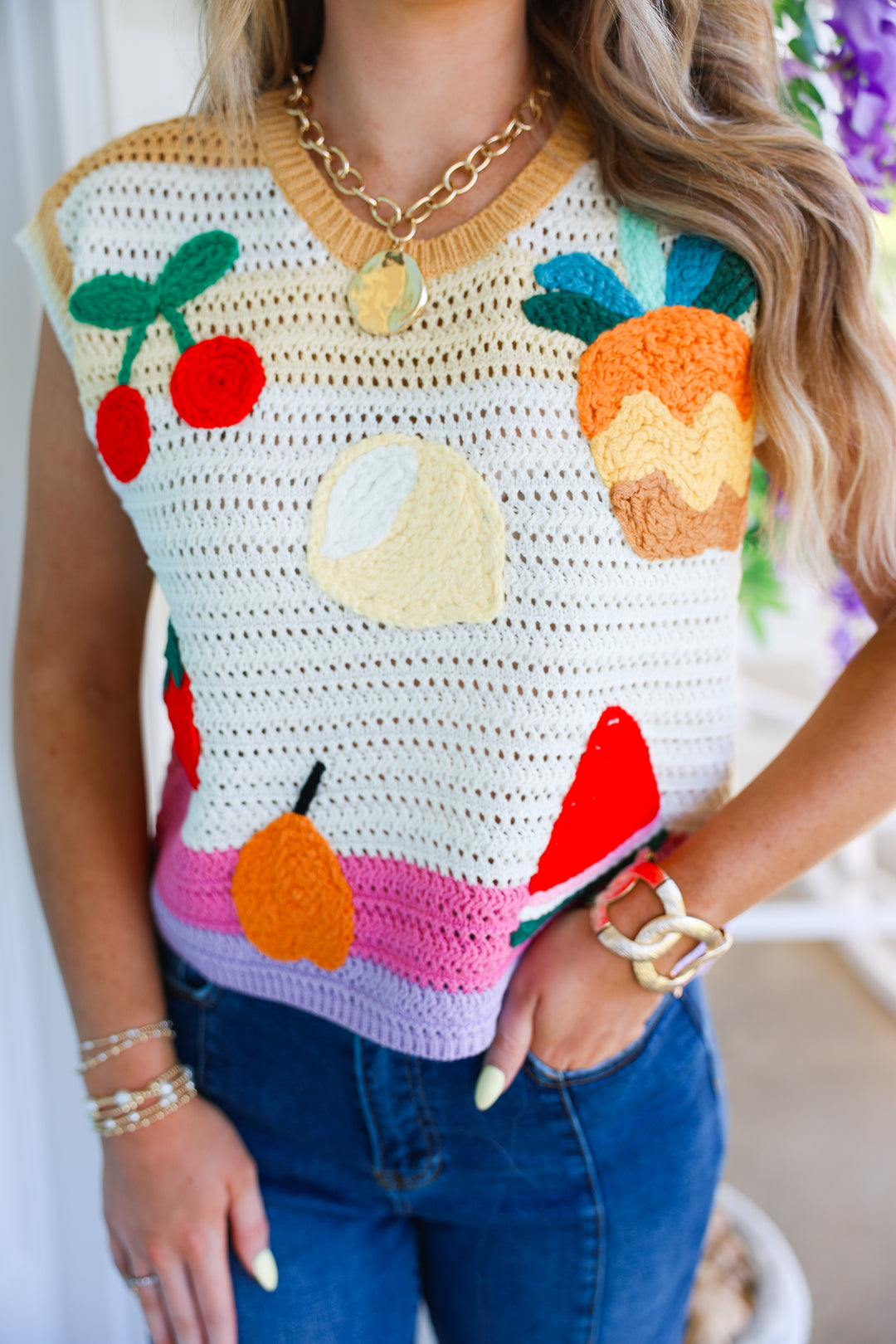 Fruit Medley Crochet Top
