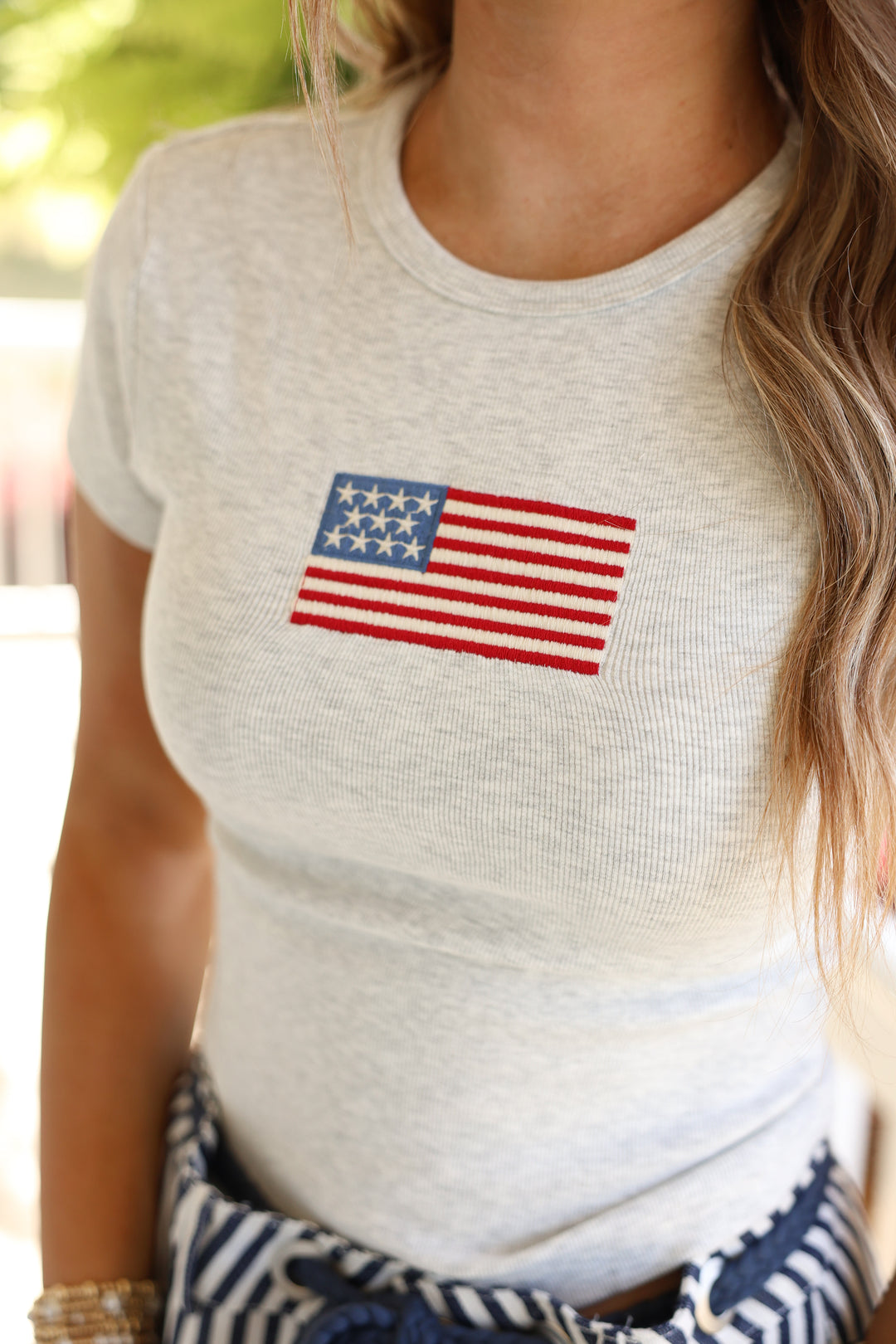 American Flag Short Sleeve Tee