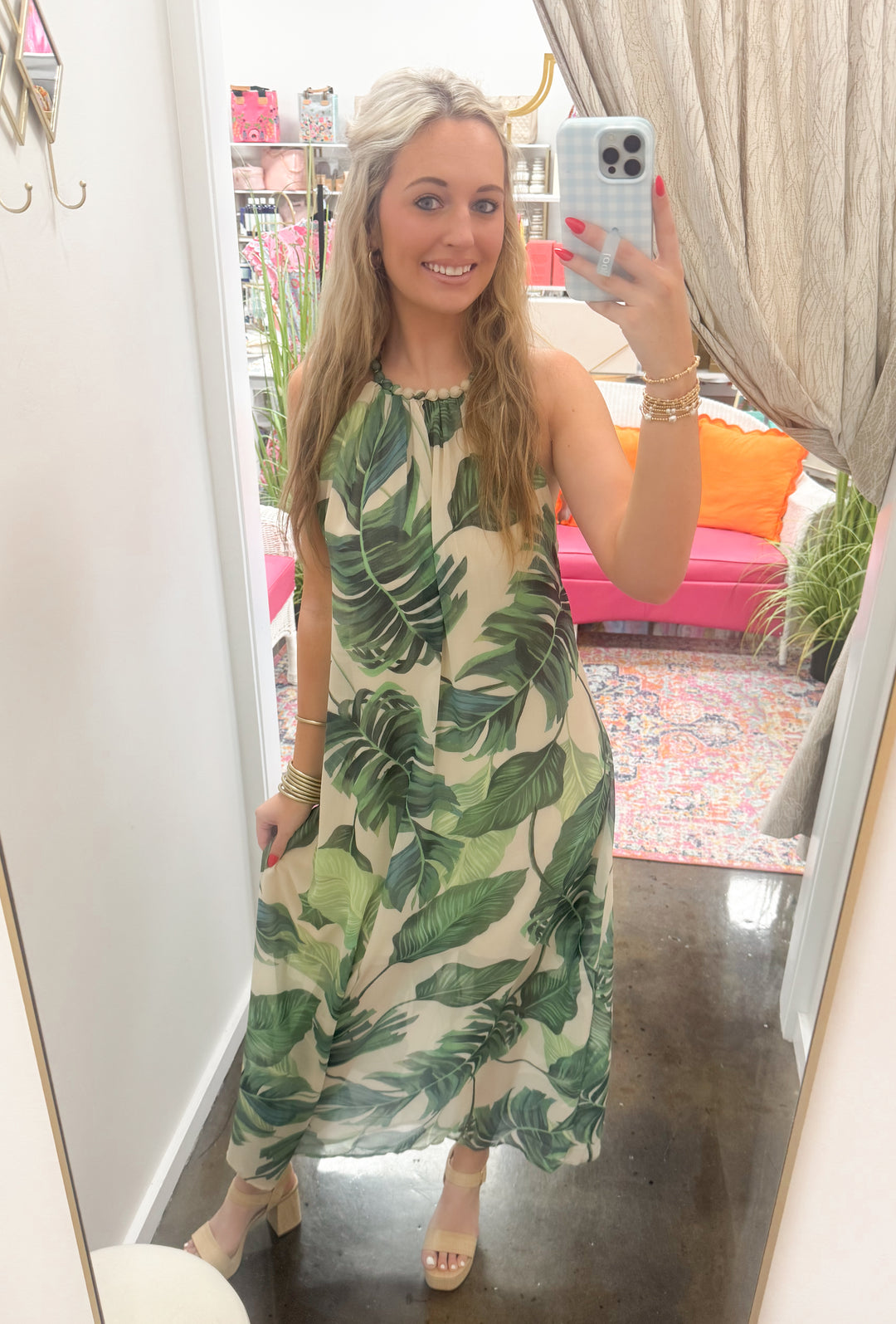Palm Tree Breeze Dress