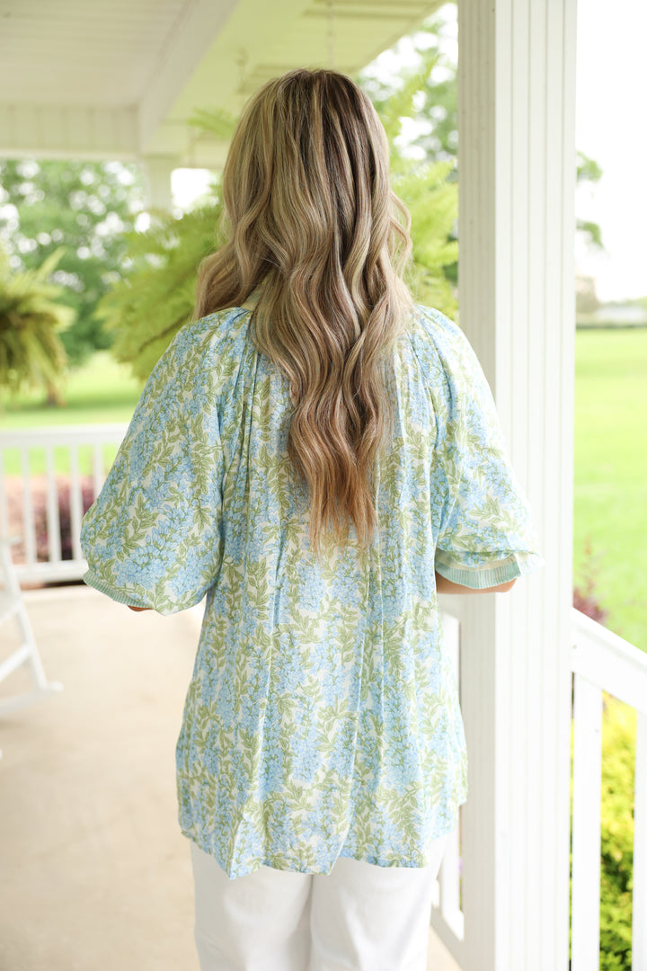 Sunny Sky Printed Top