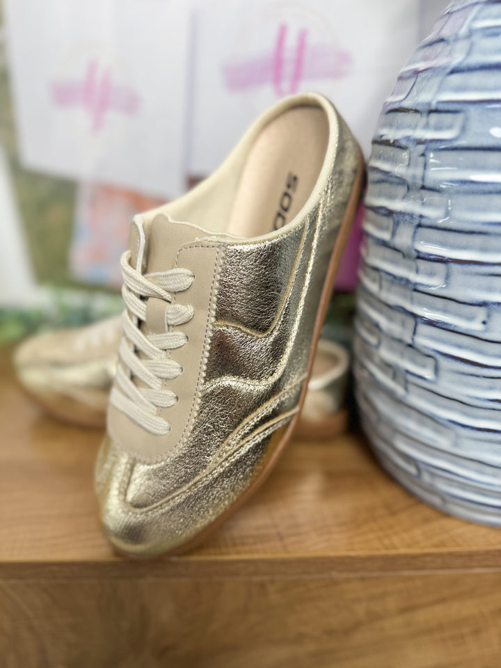 Mackay Slide On Sneaker "Gold"