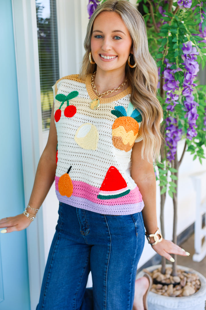Fruit Medley Crochet Top