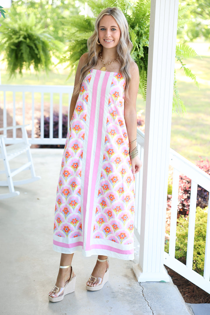 Rosie Lane Midi Dress "Pink"