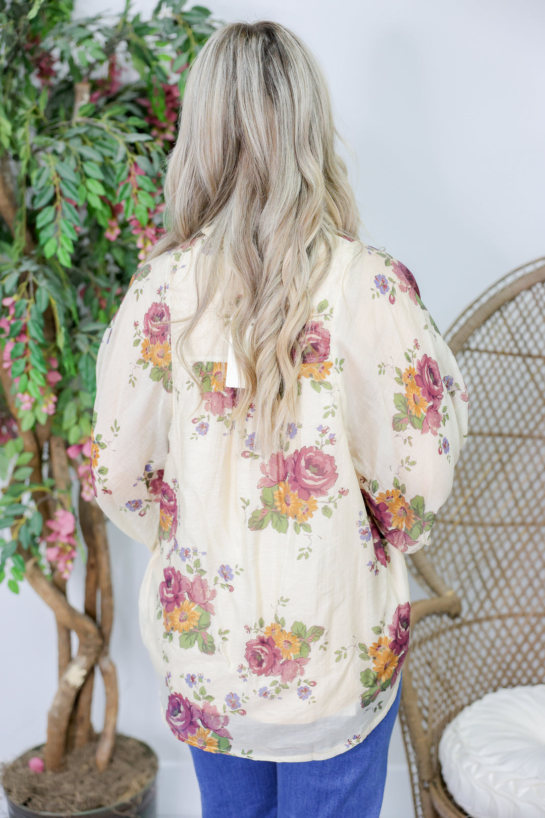 Warm Petal Whisper Top "Ecru"