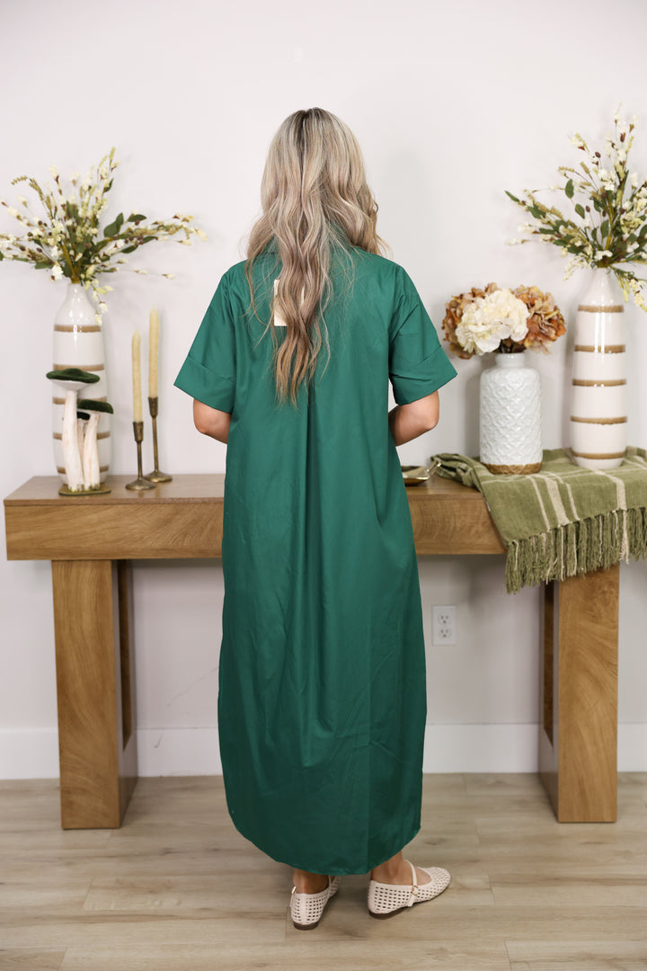 The Staple Midi Dress "H Green"