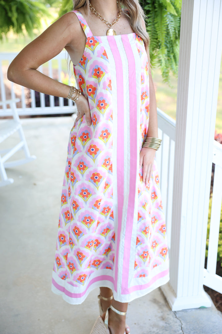 Rosie Lane Midi Dress "Pink"