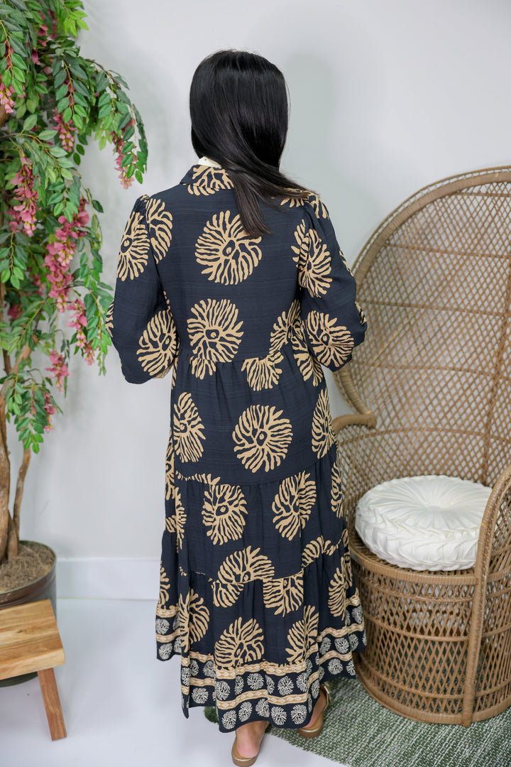 Boss Babe Midi Dress "Black"