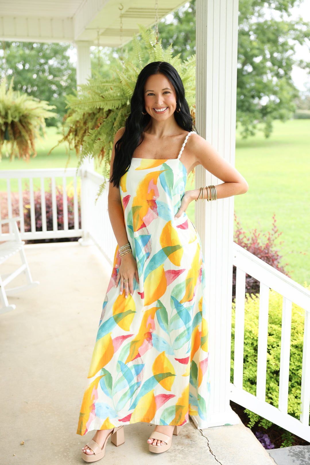 The Savannah Maxi Dress "Multi"