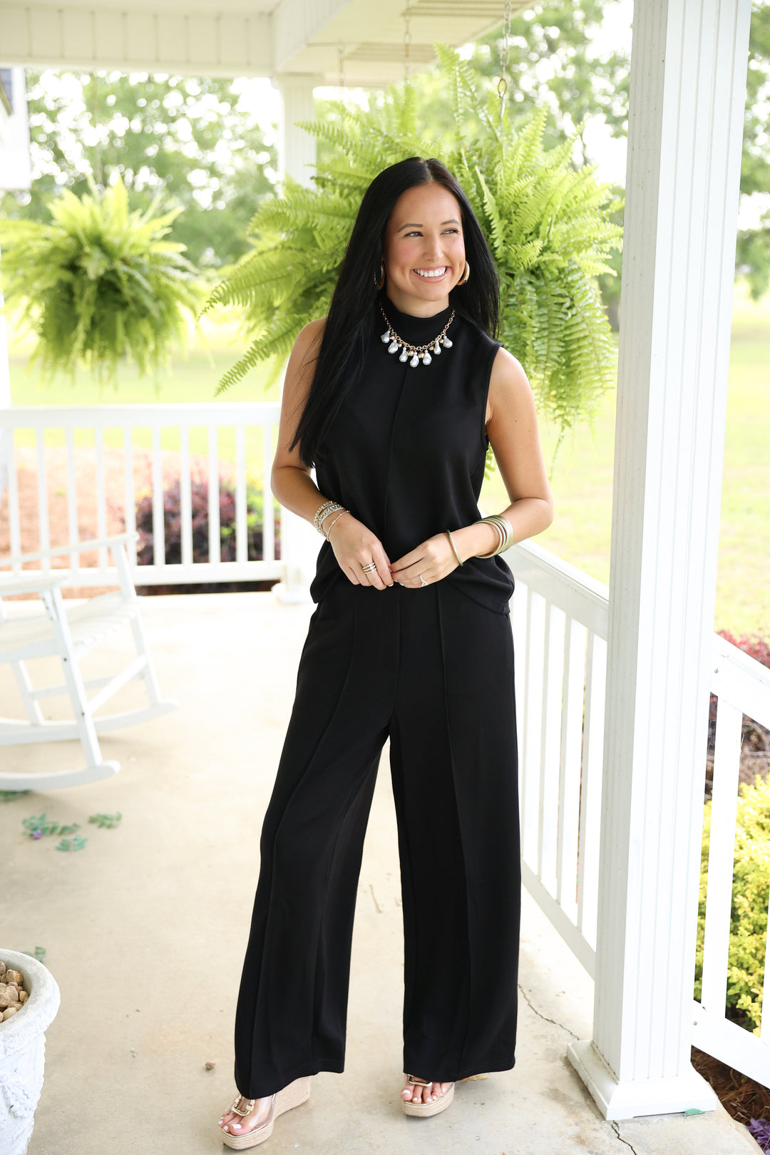 Midnight Muse Pants Set "Black"