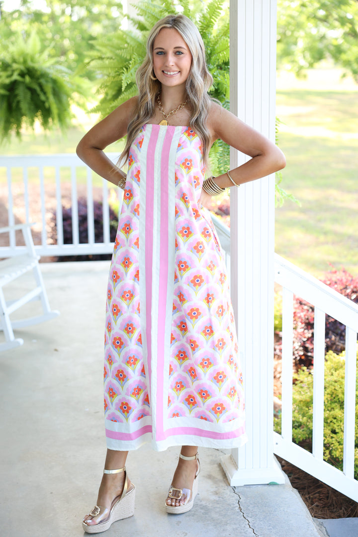 Rosie Lane Midi Dress "Pink"