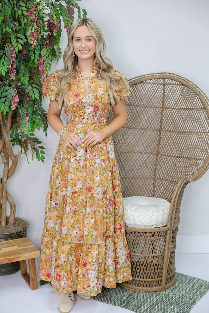 Everyday Elegance Dress "Terra Cotta"