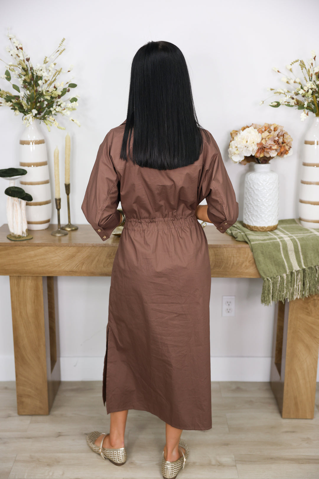 The Classic Dress "Brown"