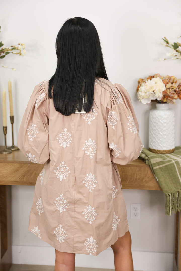 Bohemian Whisper Dress "Latte"