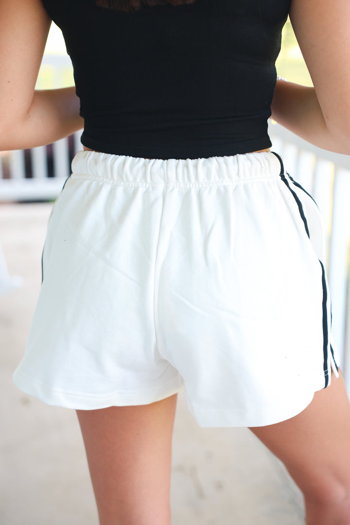 Summer Sport Shorts "Off White/Black"